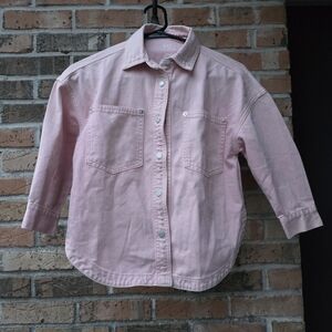 GAP Kids Pink Button-Up Shirt